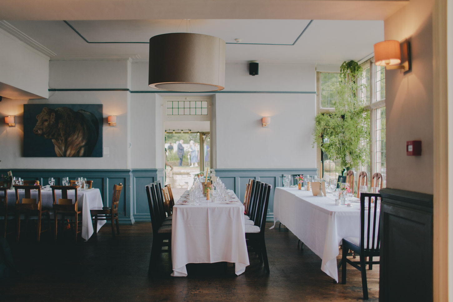 Rustic wedding tables 