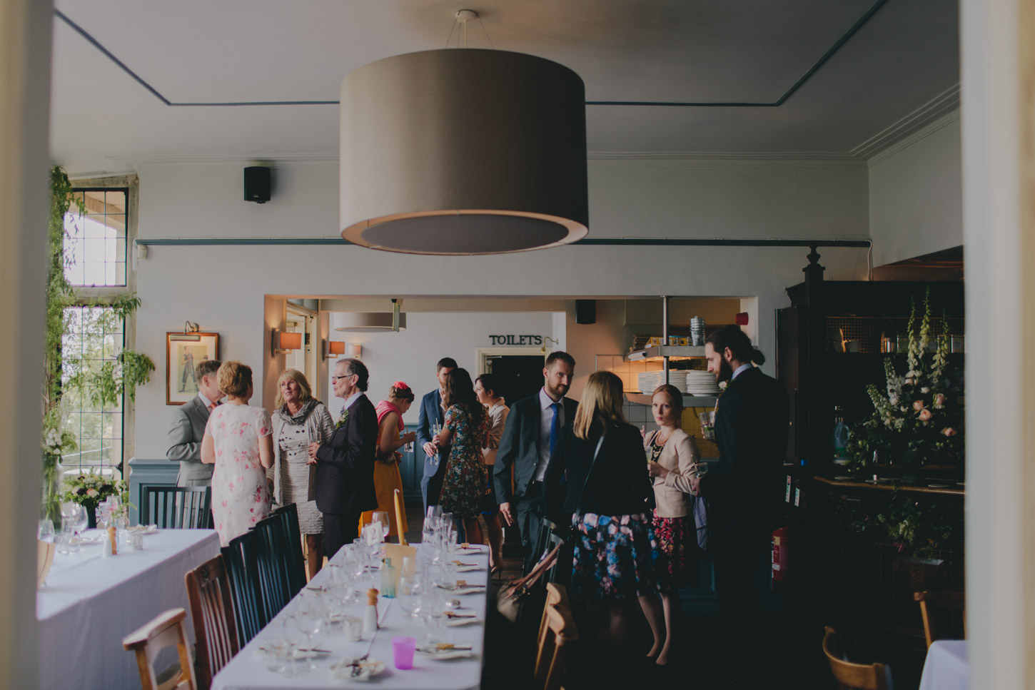 wedding reception at Hare and Hound