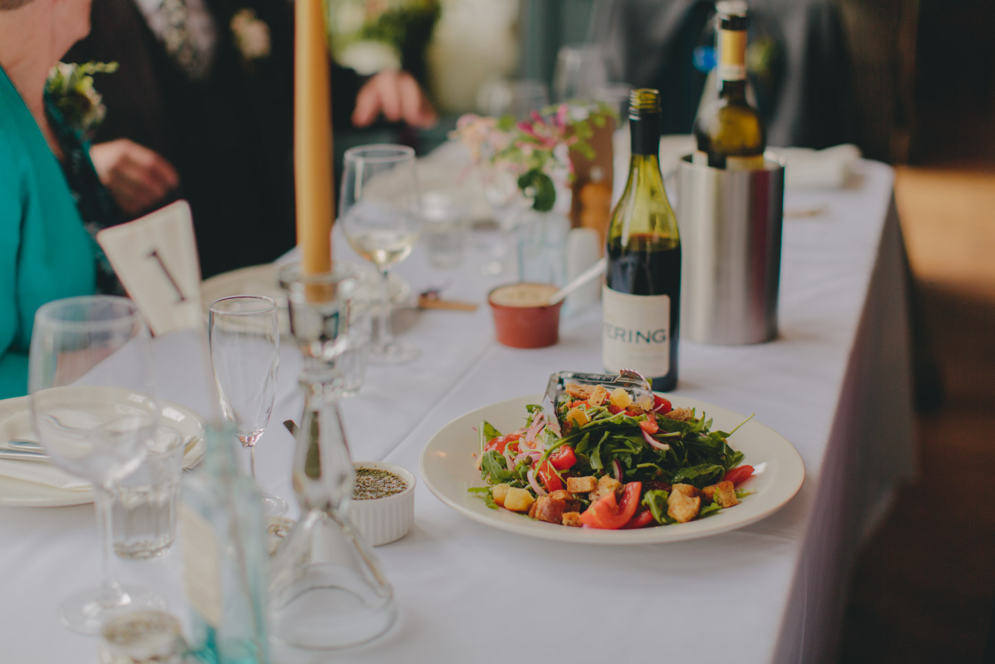 Delicious Wedding food at Hare and Hound Bath