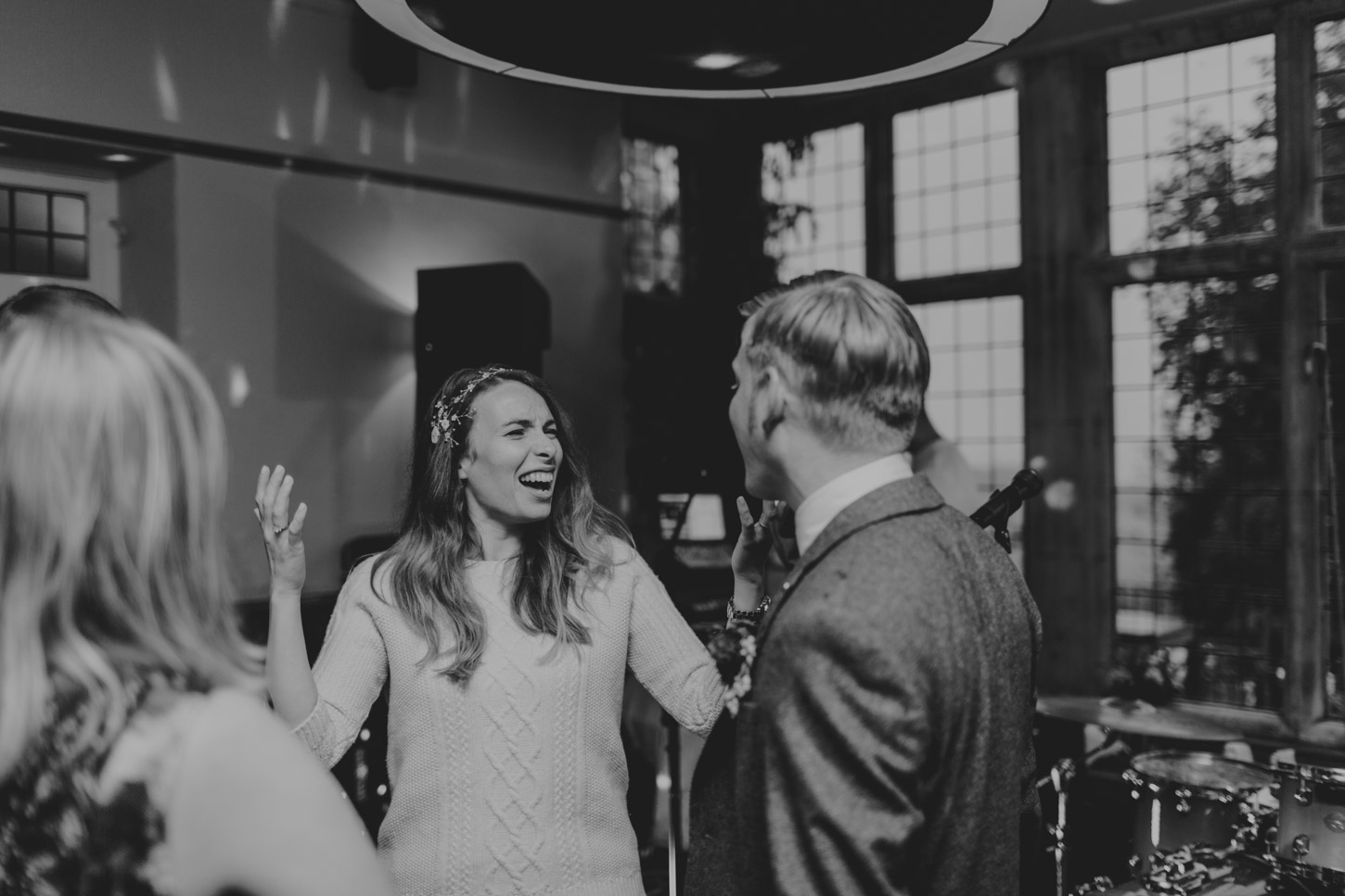 bride and groom dancing hare and hound bath